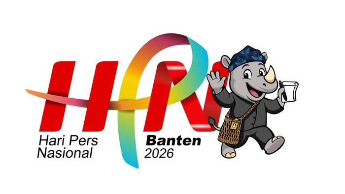 Logo Hari Pers Nasional 2026 di Banten